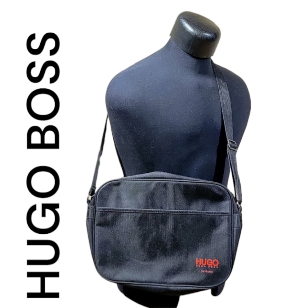 Hugo Boss Parfum Mens  Black Laptop/ Messenger Bag